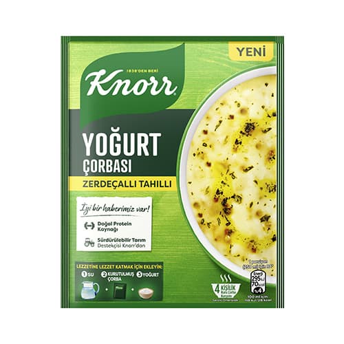 Knorr Zerdeçallı Tahıllı Yoğurt Çorbası