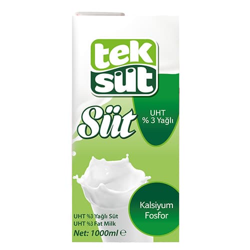 Teksüt %3 Yağlı Süt