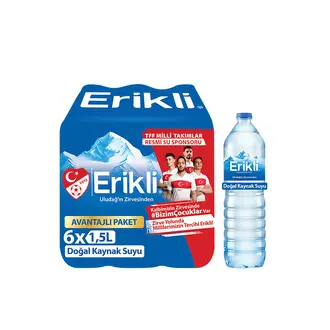 Erikli Su Avantajlı Paket 6 x 1.5 L