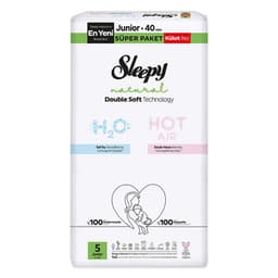 Sleepy Natural DB Soft Süper Külot Bez No 5 11-18 Kg 40'lı