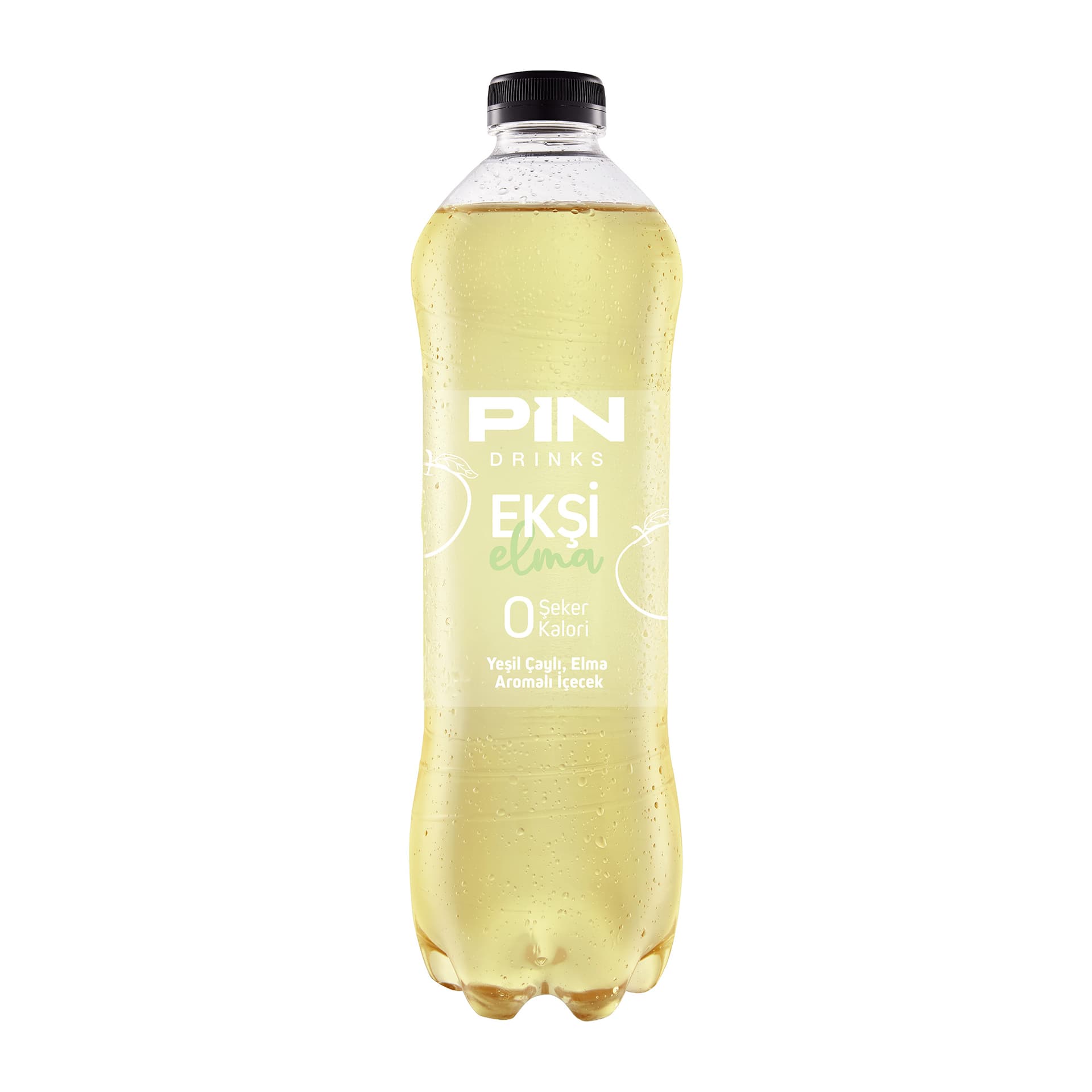 Pin Ekşi Elma Yeşil Çay Aromalı İçecek