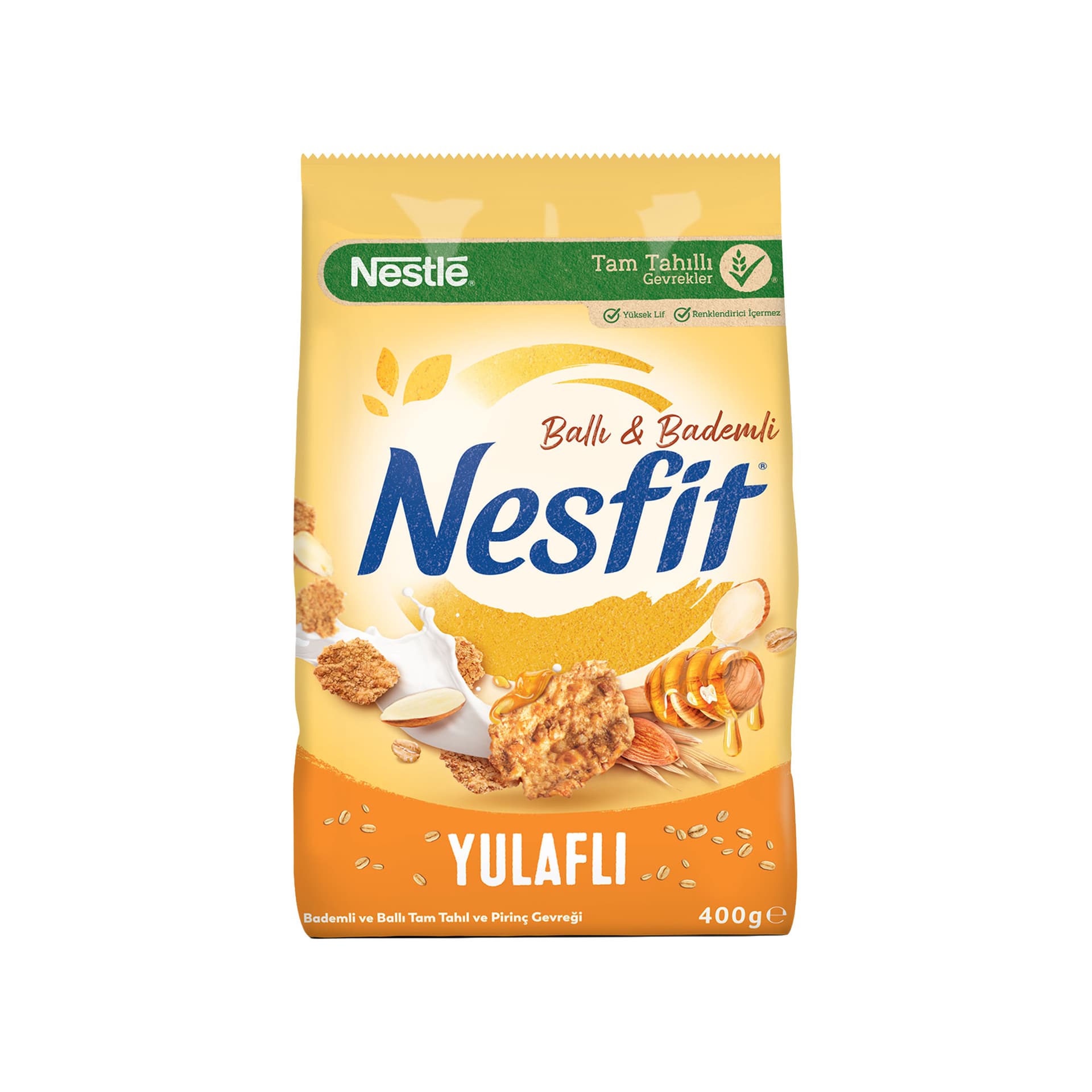 Nestlé Nesfit Ballı Bademli Tam Tahıl ve Pirinç Gevreği